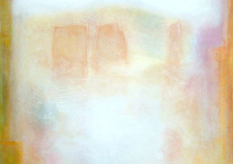 Abstrakte Kunst wie Licht im Nebel