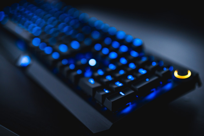 Leuchtende Tastatur